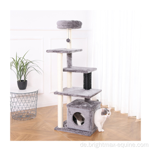 52 "DIY Cat Tower Tree Tree Pet Möbel Kratzen mit Plastikbürste